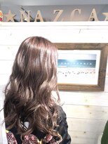 ヘアーアンドリラクゼーション ナスカ(Hair&Relaxation NazcA)&nbsp;パープルハイライト×ルージュブラウン