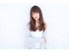 カット＋イルミナカラー(リタッチ)＋髪質改善トリートメント ￥12000