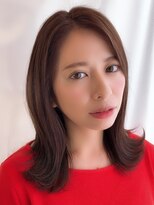 プロートン Prooton 大人ブラウンの外ハネミディアム