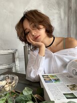 ウィクシー(wixy) かわいすぎない大人めゆるふわボブスタイル