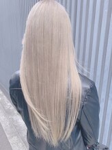 ボックスミコ(Box mico.)&nbsp;《シルキーベージュ》ハイトーンのブリーチカラー