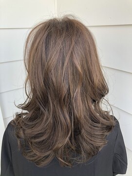 アプシー 三木店(Apsee) セミロング×アッシュベージュ