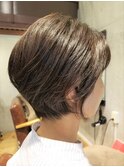 『 ショートボブスタイル☆ 顔周り長めで小顔効果◎ 』