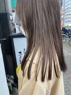 インビテーション(invitation) Wカラー・ブリーチ・ラベージュ・ラベンダーグレー