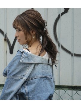 キーゴ 博多(KY-GO.) ルーズポニー×グレージュ