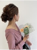 ルーズヘアセット