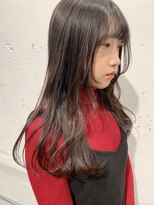 ノラ ヘアーサロン(NORA HAIR SALON)&nbsp;韓国風レイヤーカット姫カットロング顔周りカット