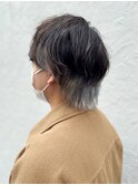 【tetote門厄神店】マッシュウルフ　裾カラー　レイヤー