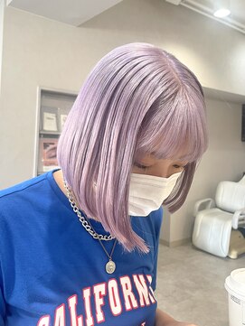 タイドヘア 茨木店(TIDE HAIR) ペール紫_ホワイトラベンダー