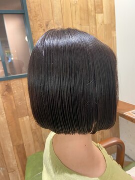 ムーン(moon) #ロングヘア #グレージュカラー #ボブウルフ#ココアベージュ