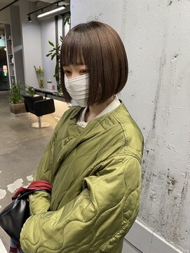 タロ(TALO) 【TALO】ストレートでキマる。ボブとショコラ。