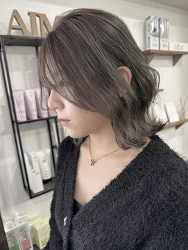 エメヘアデザイン ルイス(Aimer Hair Design Lewis) ブリーチなしダブルカラー/ブライツカラー/弘前市