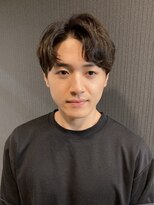 リリー(Lily)&nbsp;くせ毛風センターパート【理容】品川/理容室/フェード/羽田/田町