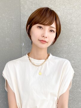 ロンド レグリーズ 立川(Lond leglise) ショート×顔周り×前髪×シルキーベージュ×グレージュカラー