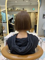ロンドソレイユ 池袋(Lond soleil)&nbsp;ボブ/前髪カット/レイヤーカット×ケアブリーチ/デザインカラー