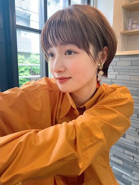 ロット 横浜(lot) 小顔丸みショート/くびれヘア/ミニボブ[横浜駅]