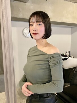 シセイ 青山(SHISEI) ぱつっとボブ/ぷつっとカット/ボブ/黒髪ボブ［南青山］