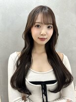 ヴィオットバイサロン(Viot by Salon)&nbsp;前髪あり髪質改善姫カットセミディカールシアーカラー縮毛矯正