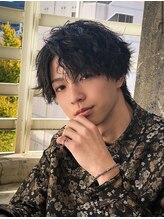 メンズサロン ガウディ 梅田茶屋町店(men's salon Gaudi) メンズウルフカット×スパイラルパーマ