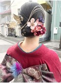 【中井千佳】成人式ヘアアレンジ♪