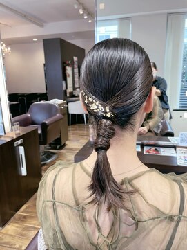 ファム 十日市店(femme) エレガントなシンプルヘアアレンジ