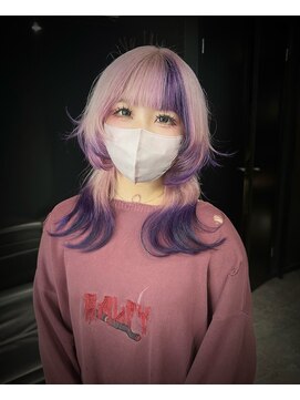バトー(bAteAu) ウルフカットデザインカラー