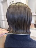 切りっぱなしボブ 担当-木村優伽