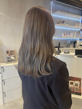 プラス ファースト ヘア(Plus 1st) ミルクティーベージュ×ケアブリーチ×ハイトーン