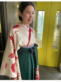 着付けヘアヘアセット艶髪