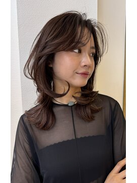 ロンドアベニール 北千住(Lond avenir) くびれヘア/顔周り/韓国/レイヤーカット/黒髪/ロング/前髪北千住