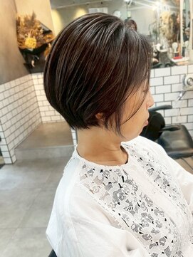 ティダスマイル(tida smile) グレージュショート20代30代40代東久留米