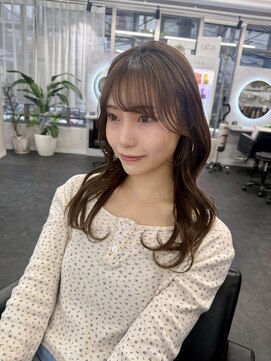 コアブラン 原宿 明治神宮前(CORE blanc) 前髪カット/韓国/韓国巻き/おくれ毛カット/原宿/表参道