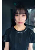 ミニボブ/コンパクトボブ/ショートボブ/ワイドバング/オン眉