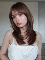 アイティーバイアルバム 下北沢店(IT by ALBUM)&nbsp;ロング前髪カット小顔ココアベージュ_F50912