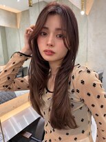 ロンドワン 三宮元町(Lond one)&nbsp;韓国風レイヤー/マロンベージュ/ハッシュレイヤー