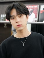 アンサー 渋谷(ANSWER)&nbsp;シースルーセンターパート毛流れフェザーパーマ髪質改善縮毛矯正