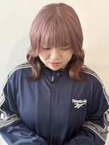 カシェル(cashel)&nbsp;ピンクベージュ/チョコブラウン/裾カラー