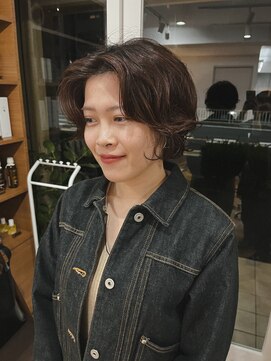 ハク メゾン(HaKU maison) ミニボブパーマ/ボブパーマ/ニュアンスパーマ/センター分けボブ