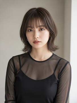 ミー 岡崎(mii) 【mii岡崎】モードフェミニンボブ