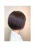 【サラツヤ】髪質改善縮毛矯正（ボブ～ミディアムヘア）￥24200→￥17600