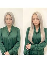 リアラ 渋谷(LIALA)&nbsp;ブリーチ、ダブルカラー、インナーカラー、イヤリングカラー