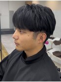 MEN’S/リバースセンターパート/ニュアンスパーマ/錦糸町