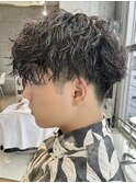 大分メンズパーマツイストスパイラルパーマ波巻きパーマツイスパ