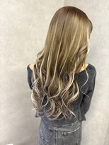 ニーナ ビューティーサロン(NINA Beauty Salon) ノーダメージ!エクステでバレイヤージュ風に!