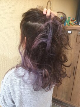 アイエヌジー(i.n.g) パープル×インナーカラー