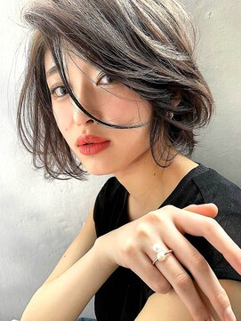 ロゼ 新大宮(ROSE) 【ROSE/新大宮】イルミナカラー/丸みショート/BABYアッシュr