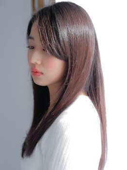 ヘアーアンドスパ コタロ(hair&spa Cotaro)の写真/【ナチュラル縮毛矯正￥16,700～】憧れのサラサラストレートで見違えるような手触りとツヤを手に入れて