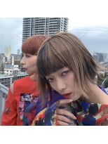 タヤ ハービスPLAZA ENT店(TAYA) 外ハネボブ×エドルデザインカラー