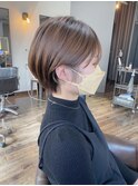 【大人可愛いショートボブ インナーカラー 恵比寿】