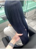 ブリーチありネイビーブルー